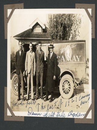 1920s SOAP SALESMAN TRAVELS TO WYOMING COLORADO UTAH etc PHOTO ALBUM