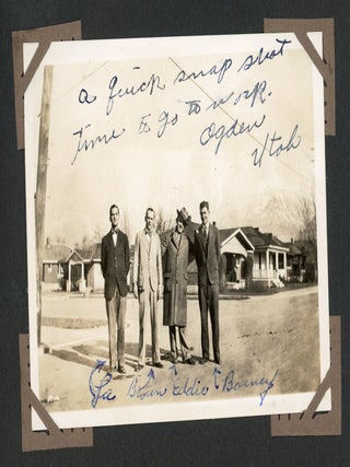 1920s SOAP SALESMAN TRAVELS TO WYOMING COLORADO UTAH etc PHOTO ALBUM