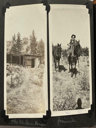 COLORADO - TWO 1920s PHOTO ALBUMS