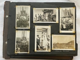 Item #701 WWII PHOTO ALBUM - PHILIPPINES, URUGUAY, TUNISIA, ITALY - KEPT BY A WOMAN?