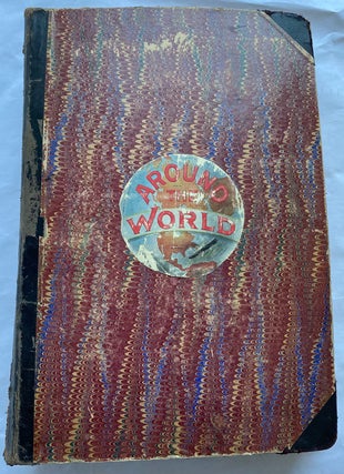 Item #702 1923 AROUND THE WORLD SCRAPBOOK - CHINA - JAPAN - PHILIPPINES - INDIA - HAWAII