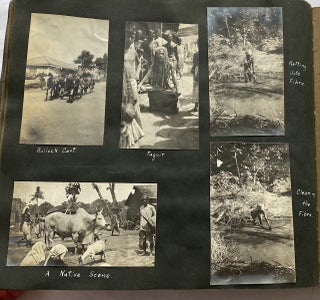 1910s INDIA PHOTO ALBUM - EX-PATS WORKING FOR ANGUS JUTE CO., CALCUTTA