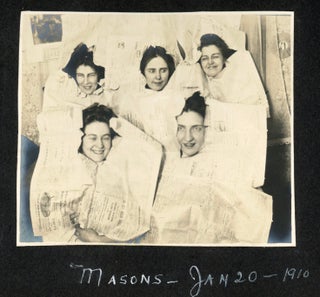 Item #715 1910 MISSOURI PHOTO ALBUM - FRATERNITY and SORORITY - GREAT PICS!