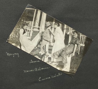 Item #717 1910s AFFECTIONATE WOMEN SCHOOL MASSACHUSETTS PHOTO ALBUM