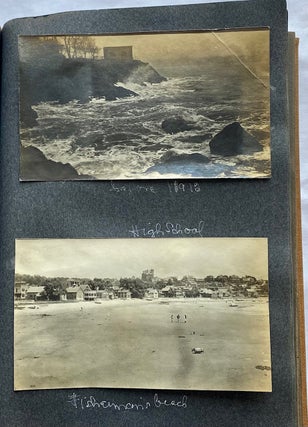 EARLY 1910s PHOTO ALBUM - SAILING - MAINE & MASSACHUSETTS