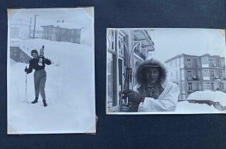 1948 WINTER OLYMPICS WOMEN SKIING PHOTO ALBUM