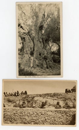 PALESTINE - IDENTIFIED REAL PHOTO POSTCARDS FROM 1913