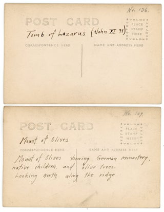 PALESTINE - IDENTIFIED REAL PHOTO POSTCARDS FROM 1913