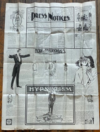 HOW to MAKE MONEY with HYPNOTISM 1901 NEWSPAPER