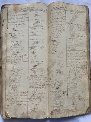 Item #754 HANDWRITTEN MATH CYPHER SAMUEL JONES, WARREN COUNTY NJ 1834-1840