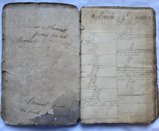 HANDWRITTEN MATH CYPHER SAMUEL JONES, WARREN COUNTY NJ 1834-1840