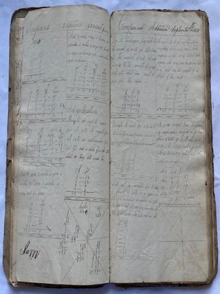 HANDWRITTEN MATH CYPHER SAMUEL JONES, WARREN COUNTY NJ 1834-1840