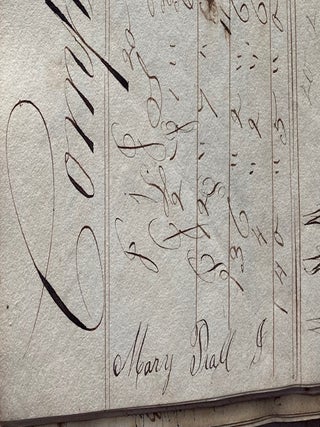 HANDWRITTEN MATH CYPHER SAMUEL JONES, WARREN COUNTY NJ 1834-1840