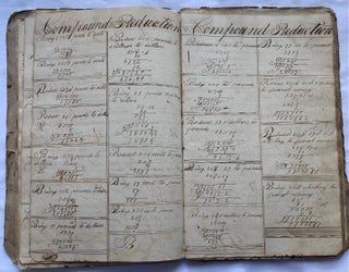 HANDWRITTEN MATH CYPHER SAMUEL JONES, WARREN COUNTY NJ 1834-1840