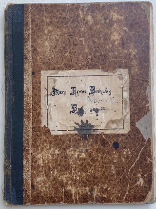 EARLY 1900s NOTEBOOK WITH COLOR PLANT SKETCHES