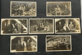 1910s WOMAN from WASHINGTON STATE PHOTO ALBUM - TRAVELS 650 PICS