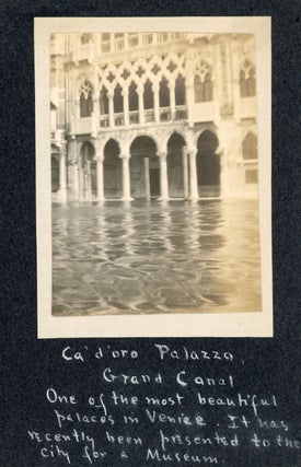 EARLY 1900s PHOTO ALBUM - ITALY, FRANCE, GERMANY - NICELY ANNOTATED