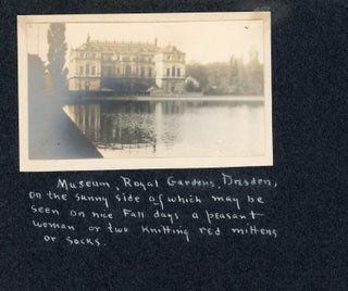 EARLY 1900s PHOTO ALBUM - ITALY, FRANCE, GERMANY - NICELY ANNOTATED