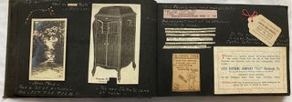 DELIGHTFUL WOMAN'S TRAVEL PHOTO ALBUM SCRAPBOOK - FULLY ANNOTATED 1915
