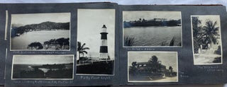 1910-1912 PHOTO ALBUM - WEST INDIES, JAMAICA, NOVA SCOTIA, MA, NH