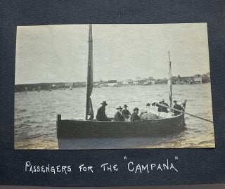 SAILING TRIP FROM U.S. TO CANADA FOR 1908 QUEBEC TERCENTENARY PHOTO ALBUM