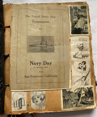 Item #772 1927-1933 NAVY, COASTGUARD, PROHIBITION, PHOTO ALBUM and SCRAPBOOK