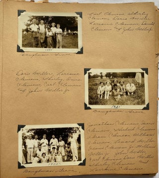 CLEMENS FAMILY GENEALOGY & PHOTO ALBUM 1860s-1960s