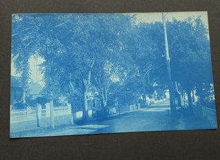 c. 1900 STUNNING CYANOTYPE PHOTOS of SOUTH EASTERN MASSACHUSETTS PHOTO ALBUM