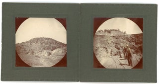 HARTVILLE WYOMING IRON MINES - MOUNTED PHOTO SERIES 1900