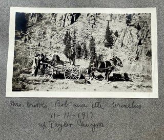 GUNNISON COUNTY COLORADO 1917 PHOTO ALBUM