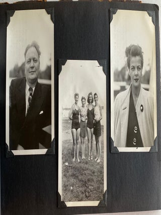 METICULOUSLY ANNOTATED PHOTO ALBUMS POCONO PINES PA 1943-1949