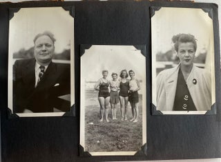 METICULOUSLY ANNOTATED PHOTO ALBUMS POCONO PINES PA 1943-1949