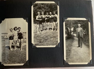 METICULOUSLY ANNOTATED PHOTO ALBUMS POCONO PINES PA 1943-1949