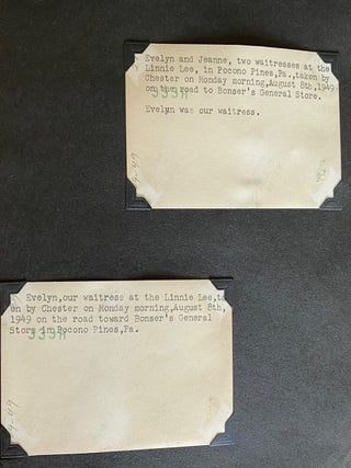 METICULOUSLY ANNOTATED PHOTO ALBUMS POCONO PINES PA 1943-1949