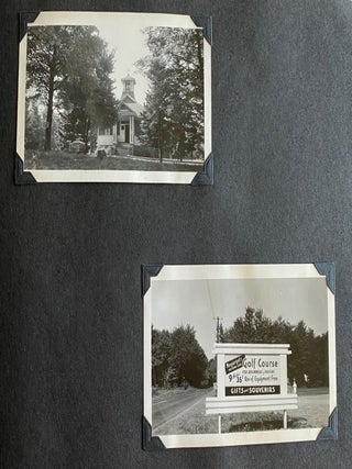 METICULOUSLY ANNOTATED PHOTO ALBUMS POCONO PINES PA 1943-1949
