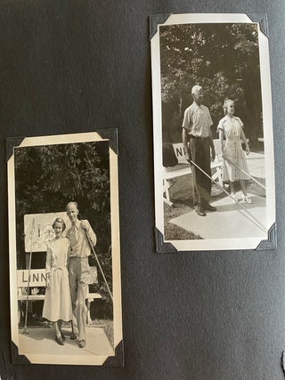 METICULOUSLY ANNOTATED PHOTO ALBUMS POCONO PINES PA 1943-1949