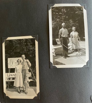 METICULOUSLY ANNOTATED PHOTO ALBUMS POCONO PINES PA 1943-1949