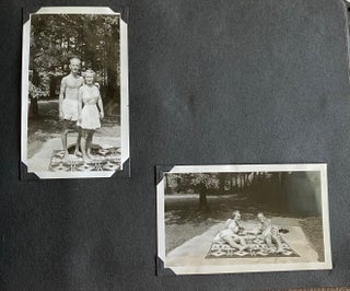 METICULOUSLY ANNOTATED PHOTO ALBUMS POCONO PINES PA 1943-1949