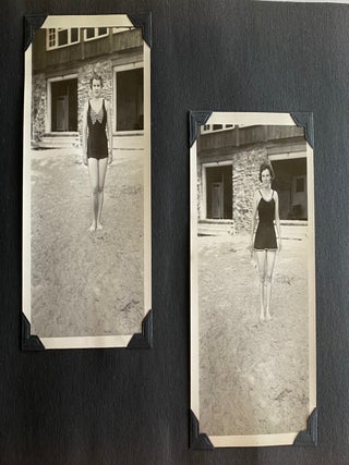 METICULOUSLY ANNOTATED PHOTO ALBUMS POCONO PINES PA 1943-1949