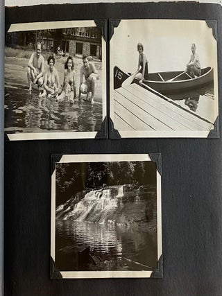 METICULOUSLY ANNOTATED PHOTO ALBUMS POCONO PINES PA 1943-1949