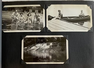 METICULOUSLY ANNOTATED PHOTO ALBUMS POCONO PINES PA 1943-1949