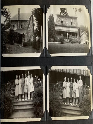 METICULOUSLY ANNOTATED PHOTO ALBUMS POCONO PINES PA 1943-1949