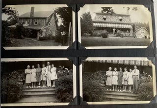 METICULOUSLY ANNOTATED PHOTO ALBUMS POCONO PINES PA 1943-1949