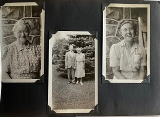 METICULOUSLY ANNOTATED PHOTO ALBUMS POCONO PINES PA 1943-1949