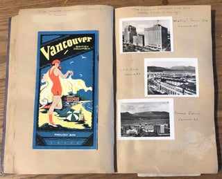Item #80 1930 SCRAPBOOK TRIP TO NORTHWEST, CANADA and CALIFORNIA