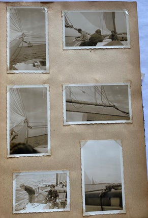 SAILING - BUILDING SHIPS AND SAILING THE EAST COAST - PHOTO ALBUMS & SHIP LOGS 1928-1951