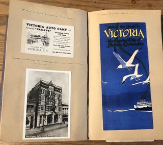 1930 SCRAPBOOK TRIP TO NORTHWEST, CANADA and CALIFORNIA