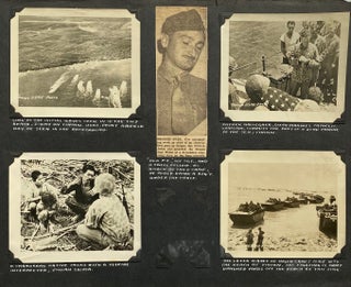 WORLD WAR II BATTLE of SAIPAN & TINIAN ISLANDS PHOTO ALBUM & JAPANESE WAR SOUVENIRS