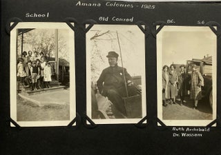 COLLEGE STUDENT AT ISU - IOWA STATE UNIVERSITY PHOTO ALBUM 1920s