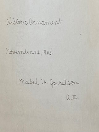 1899-1905 HERBARIUM and ART HISTORY PAPER - NEW JERSEY